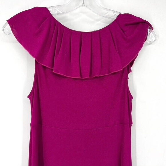Diane von Furstenberg fucsia pink magenta dress size 4 - Picture 8 of 10